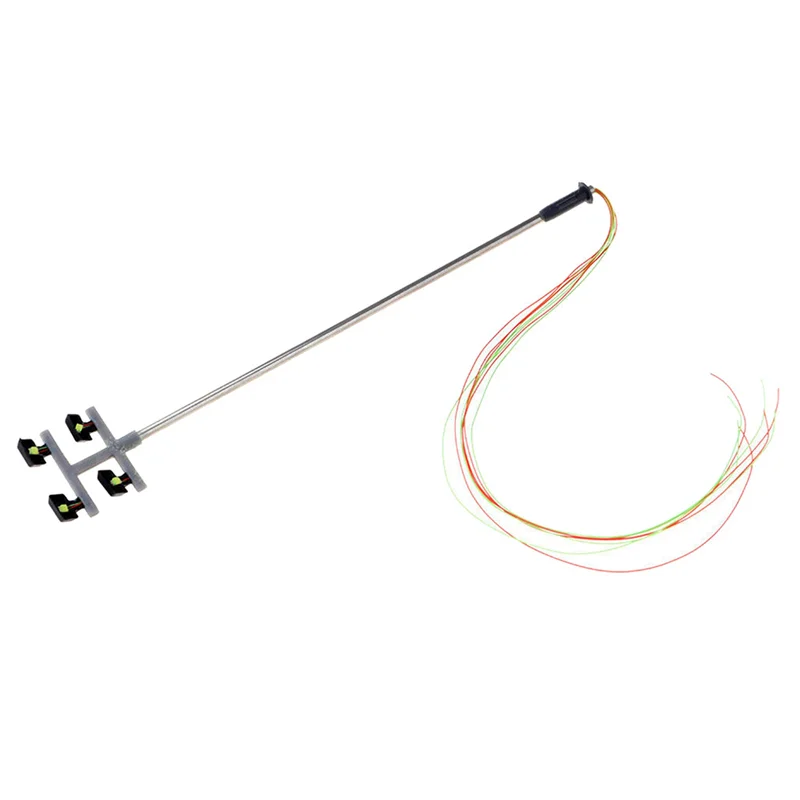 A04F-12 PCS HO Scale Model Lighting Tower,Tower Lights Model Lights Layout Lamppost For Train/Garden/Playground/Stadium