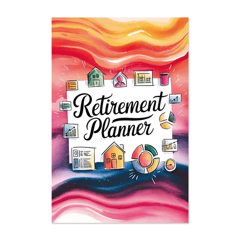 

PORK-Retirement Planner DIY Book, Retirement Monthly Financial Plan Book, Retirement Life Plan Book