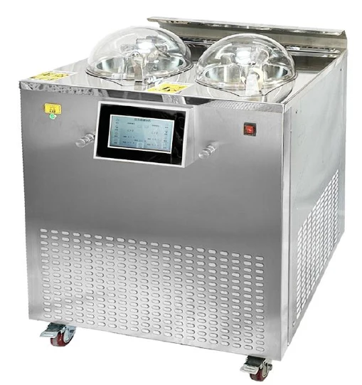 Fully Automatic Hard Ice Cream Machine New Store Showcases Freezer Fruit Milk Ingredients