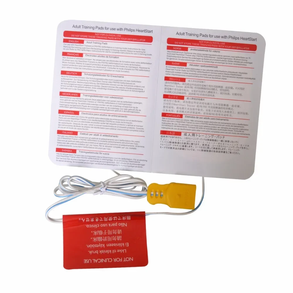 Philips Healthcare Heartstart - 3 Paar/Packung Ersatz-Trainingspads für Erwachsene zur
