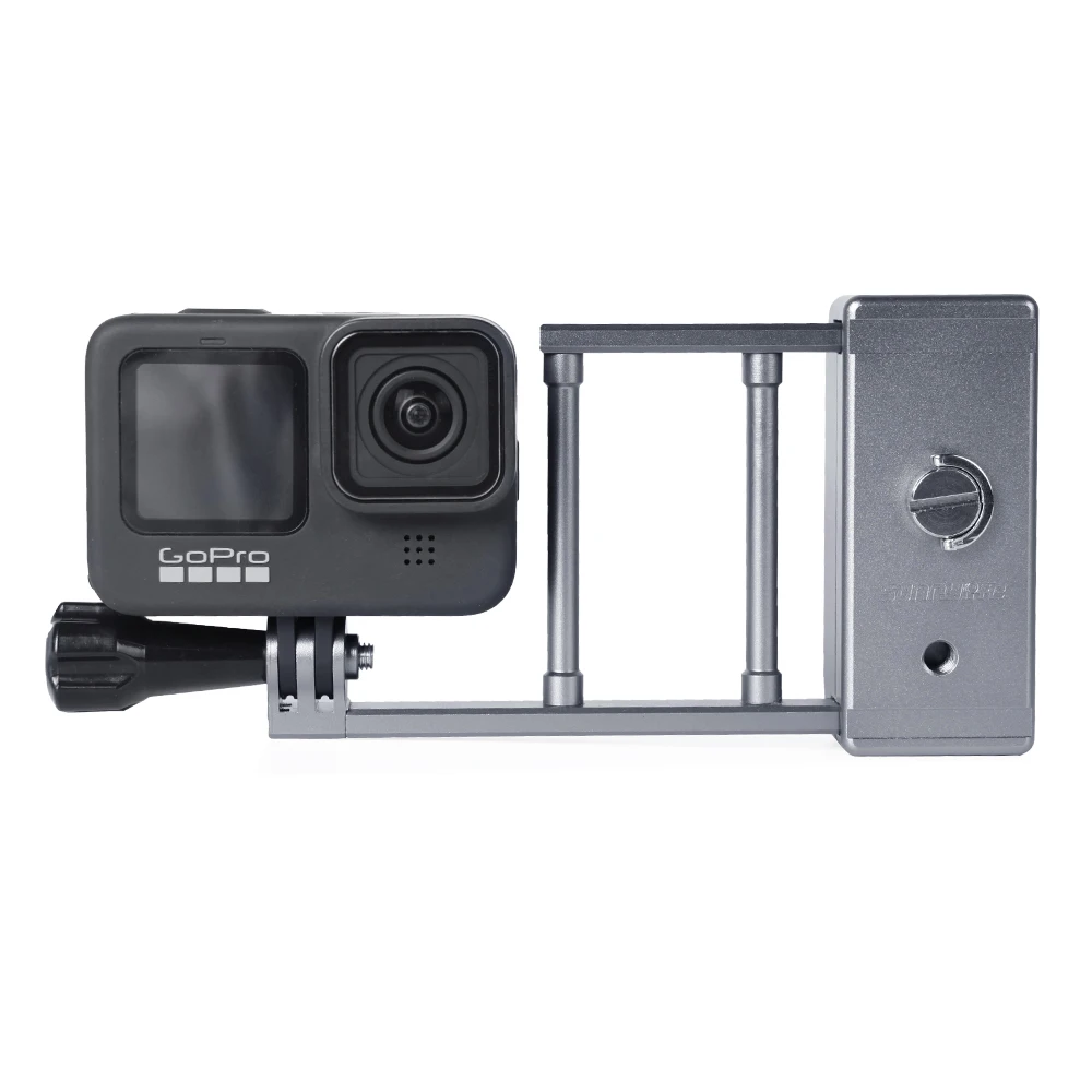 Sunnylife Handheld Gimbal Action Camera Adapter Switch Mount Plate Stabilizer for GoPro 9/8/Osmo Action for OM 4/Osmo Mobile 3/4 - Image 4