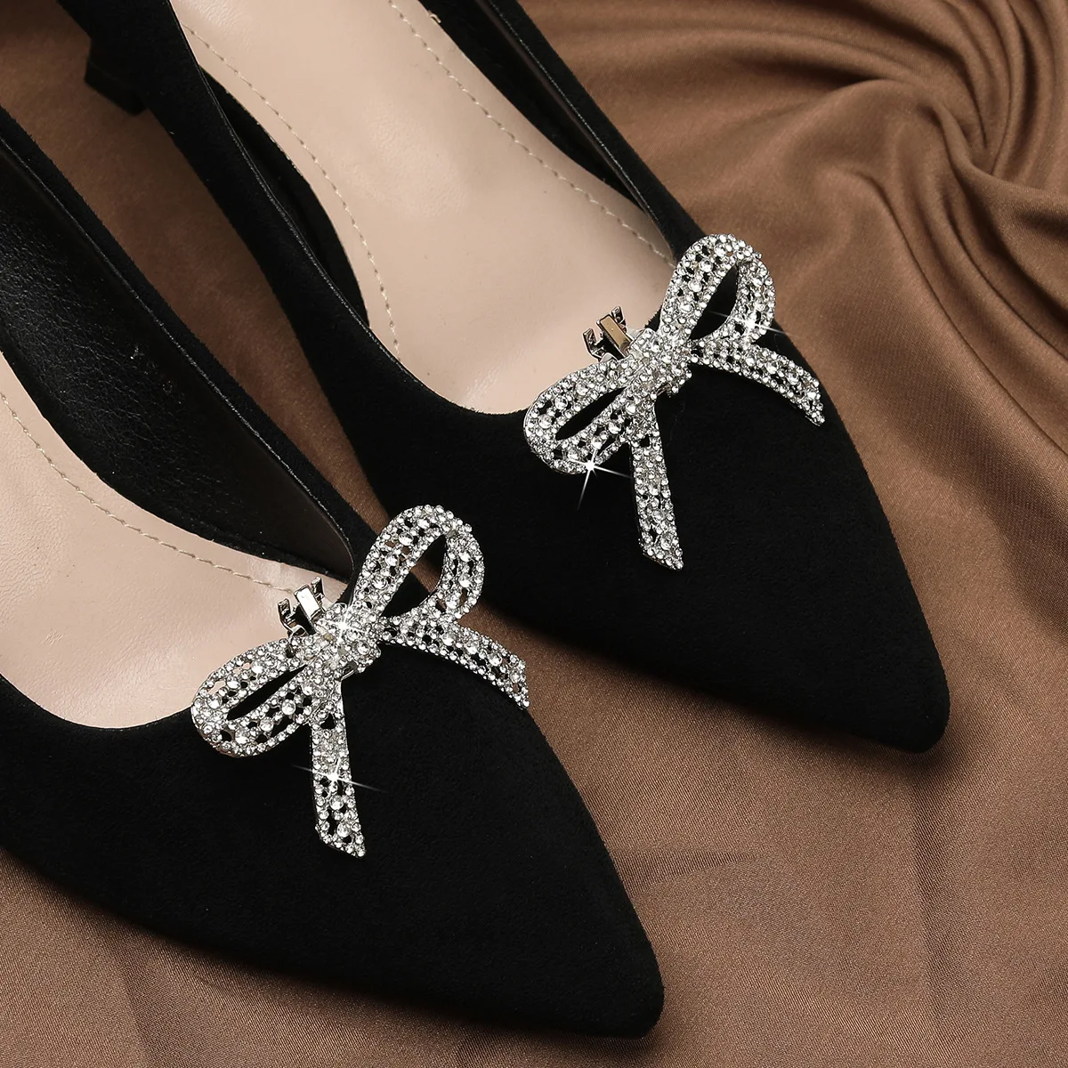1PC Rhinestones Crystal Charms for Women High Heel Jewelry Shiny Decorative Clips Shoes Decorations Charm Buckle Shoe Clips