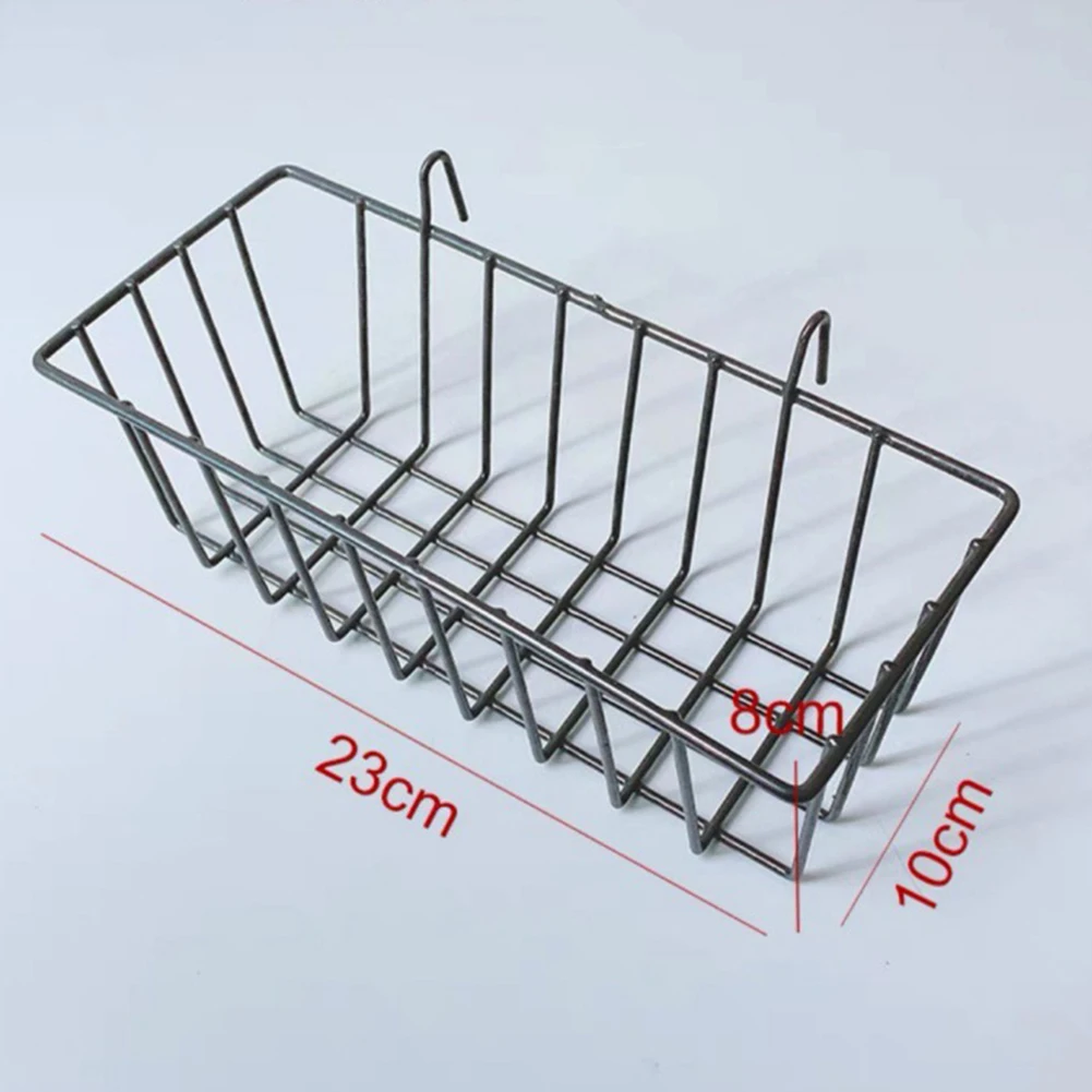 Storage Basket Grid Shelving Tray Hanging Basket Hanging Iron Art Storage Basket Decorative Display Rack Home Decoration