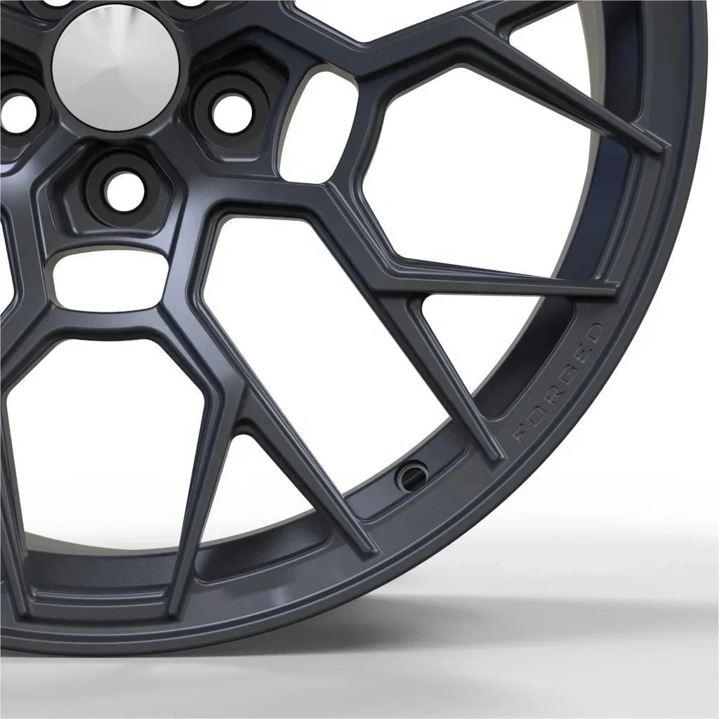 High Quality 19x9 19x10 Matt Black 5x108 Forged Rim Wheels for Jaguar Car Rim