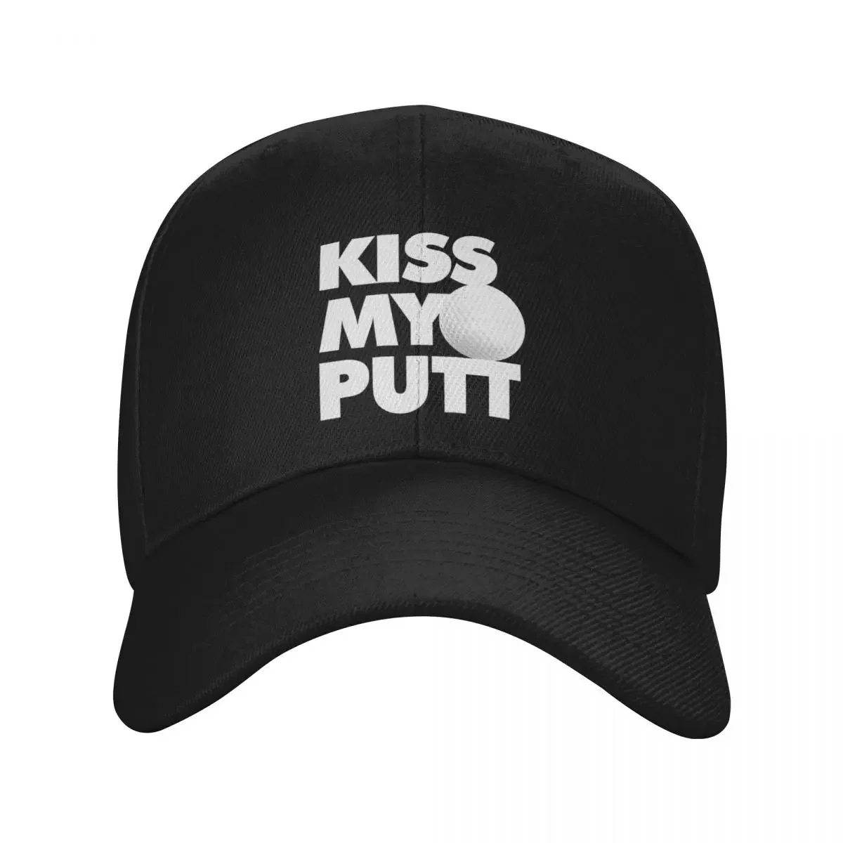 Kiss my putt Funny Golf Baseball Cap Fashion Beach Winter hat Men's Women's