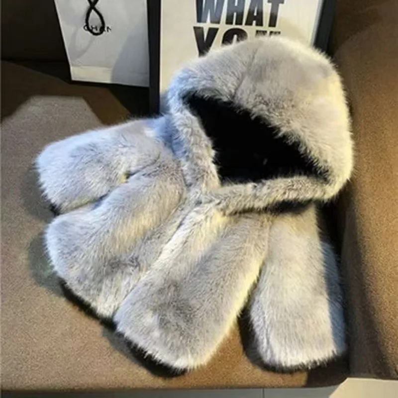 

Fashion Baby Winter Warm Coats For Girls Long Sleeve Hooded Warm Jacket Outwear Clothing 80-150CM