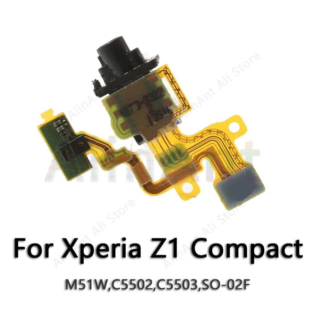 For Sony Xperia Z Z1 Z2 Z3 Z4 Z5 Compact Premium Plus Audio Headphone Earphone Headset Phone Jack Proximity Sensor Flex Cable