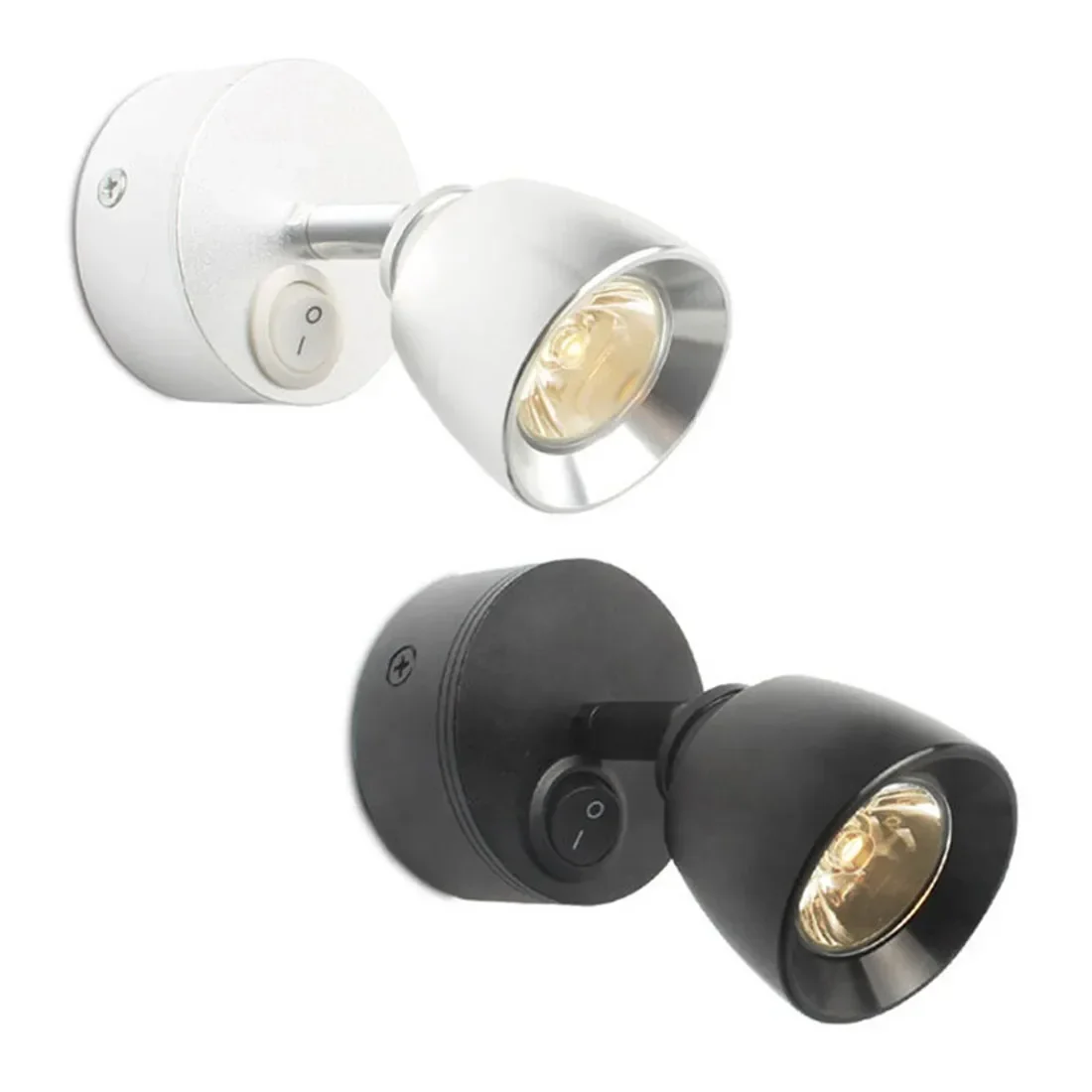 

DC12V 3W 6000K 4000K 3000K LED Wash Reading Light RV Bedside Lamp Caravan Trailer Boat Home Camp Interior Wall Lighting