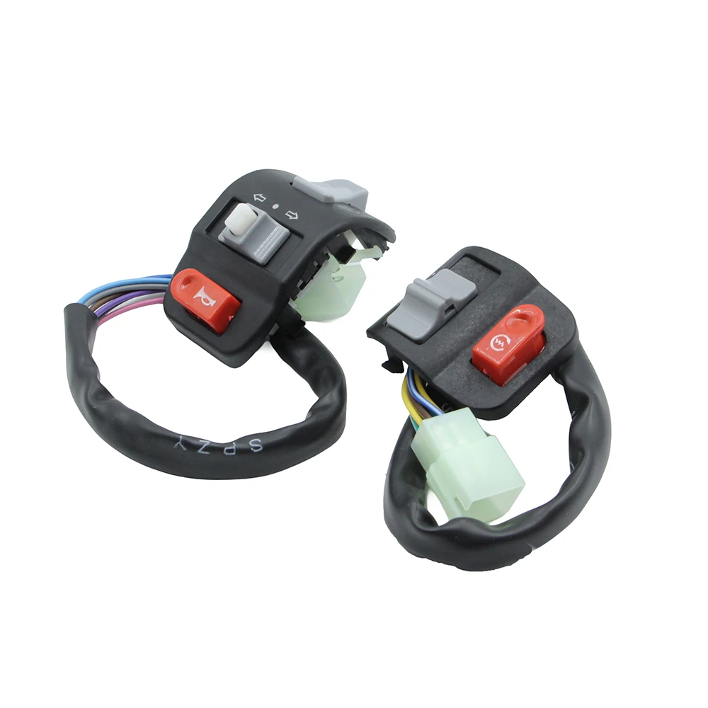 Motorcycle handlebar control switch left and right setting turn signal headlight horn start switch suitable for JOG ZY100 GY6 sc