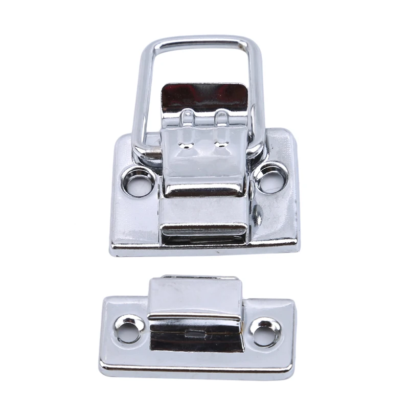 Stainless Steel Chrome Latch Toolbox Buckle Instrument Box Lock File Box Buckle Cosmetic Case Aluminum Tool Box Buckle