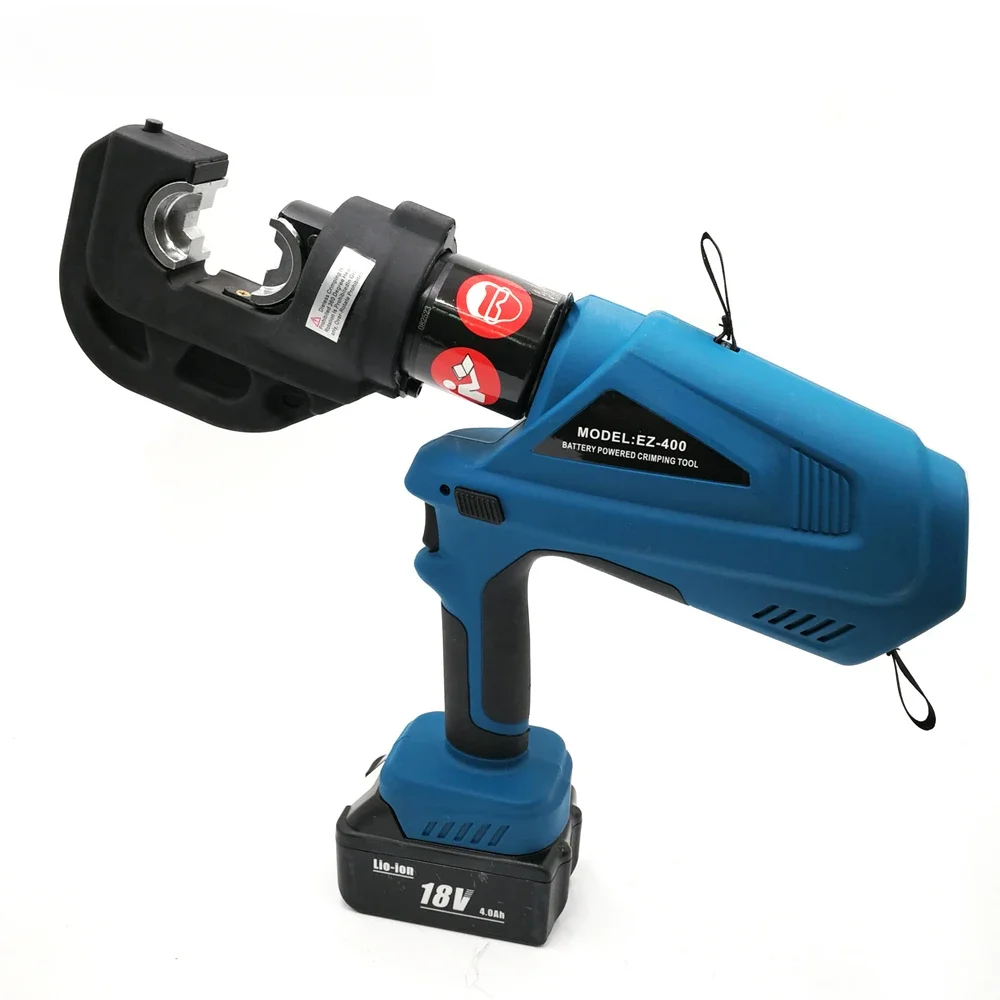 Battery Hydraulic Terminal Crimping Tool EZ-400 12t Bz 400 Rechargeable Cable Crimper