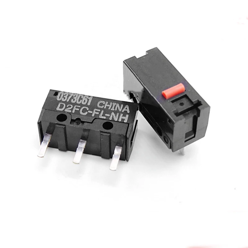 NEW switch D2FC-FL-NH D2FCFLNH D2FC-FL 0.74N mouse Micro switch Travel  switch DIP3  20pcs/lot