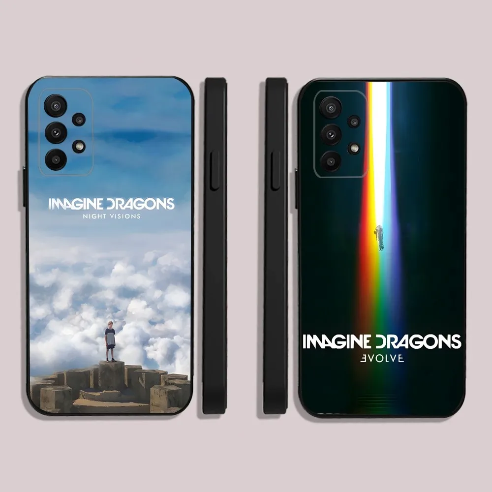 I-Imagine Dragons Night Visions  Phone Case For Samsung S24,23,22,30,21,10,9,Ultra,Plus,Lite,FE,5G Black Soft Case