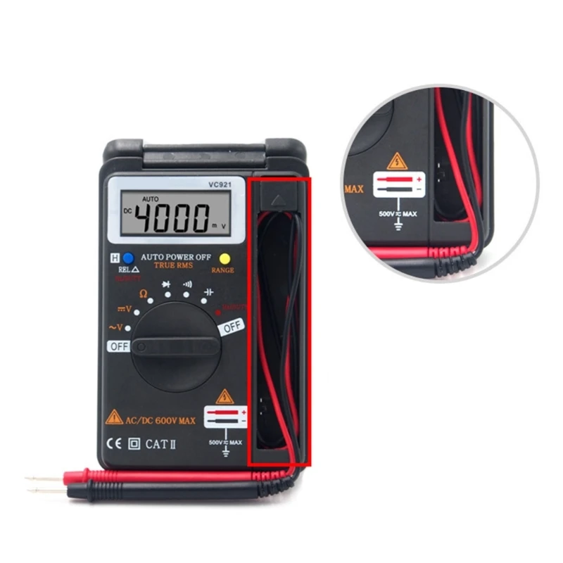 Draagbare digitale multimeter met gegevensopslag Gebruiksvriendelijk apparaat voor het testen circuits in huis en het