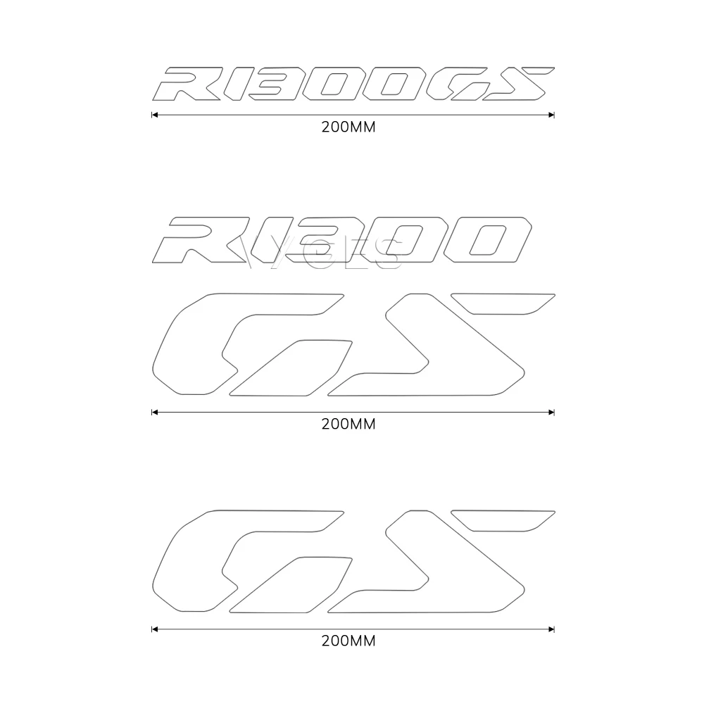 Motorcycle Accessories Reflective Stickers Waterproof Fairing Decal For BMW R1300GS R 1300 GS 2023 2024-