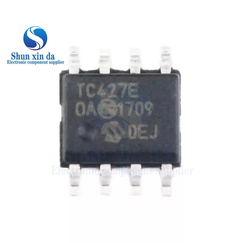 10 قطعة TC427EOA SOP-8 TC427E TC427 TC427EOA713 SMD 1.5A المزدوج عالية السرعة الطاقة MOSFET السائقين IC