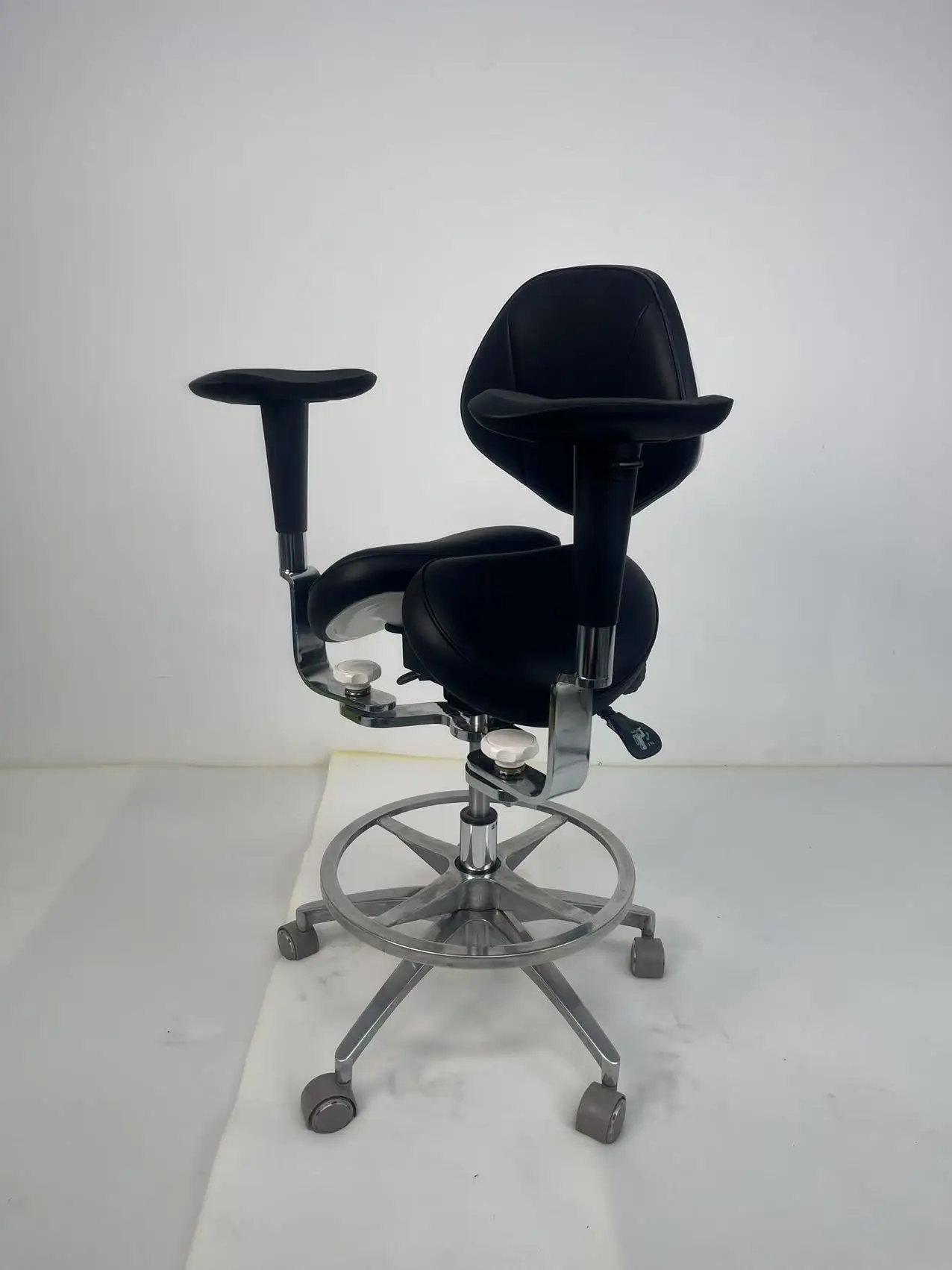Ergonomic Dental Saddle Stool Height Adjustable Microscope Operating Chair for Dentists