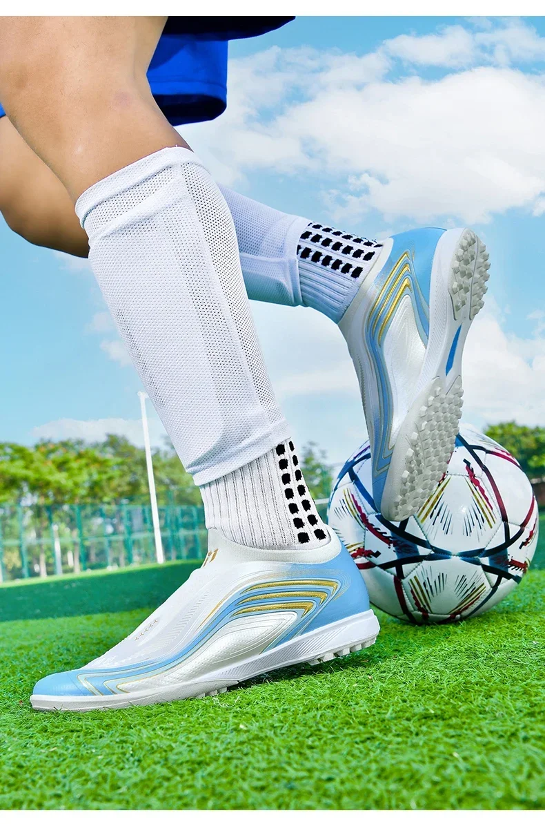 Neue Herren-Fußballschuhe TF/FG Professionelle Unisex-Fußballschuhe im Sonderangebot Ultraleichte Hochwertige Fußballschuhe Damen-Stollenschuhe Sneaker – Detail 24