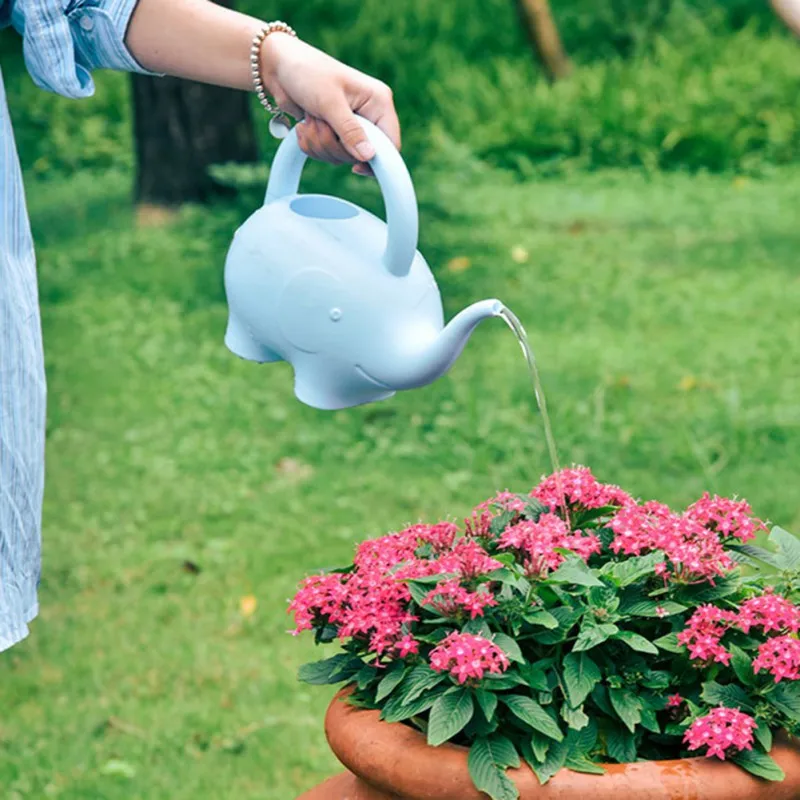 Elephant Watering Can Novelty Indoor Watering Can Animal Design Decorative and Functional Watering Can for Kids Indoot Outdoor