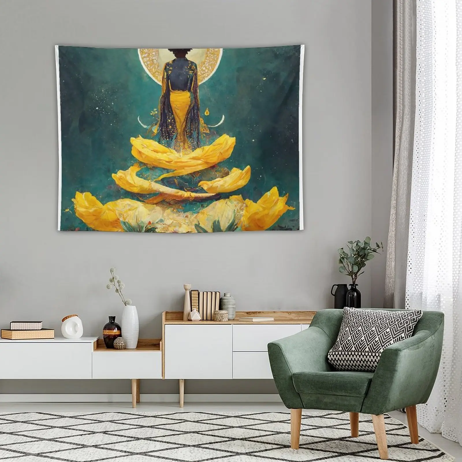 New Oshun Ascending Tapestry Room Decoration Aesthetic Tapestry For Bedroom