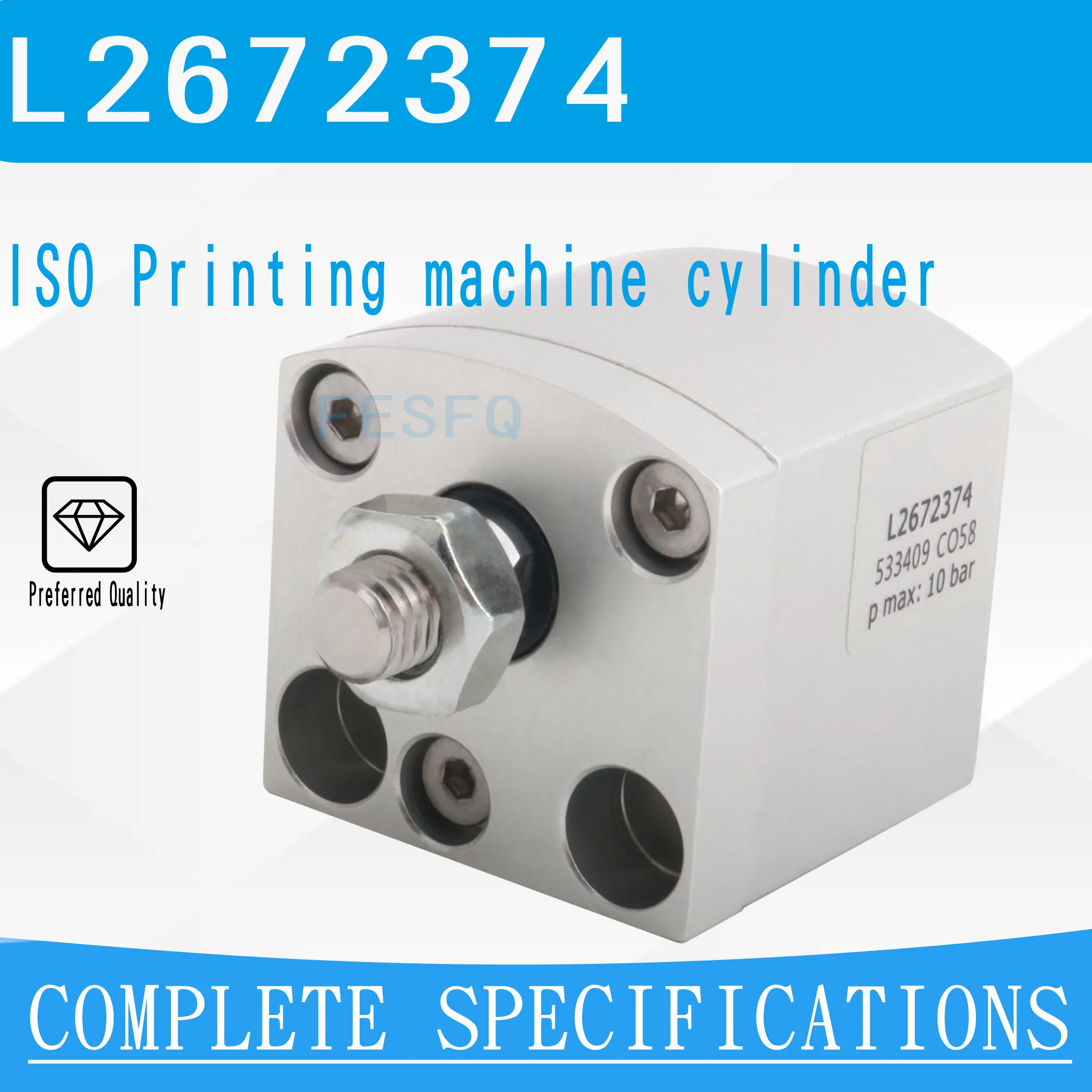 

KBA printing machine cylinder L2672374 ADVC-25-10-A-P-Q L2670114 L2670155 L2672206 L2670107 L2672377 KBA