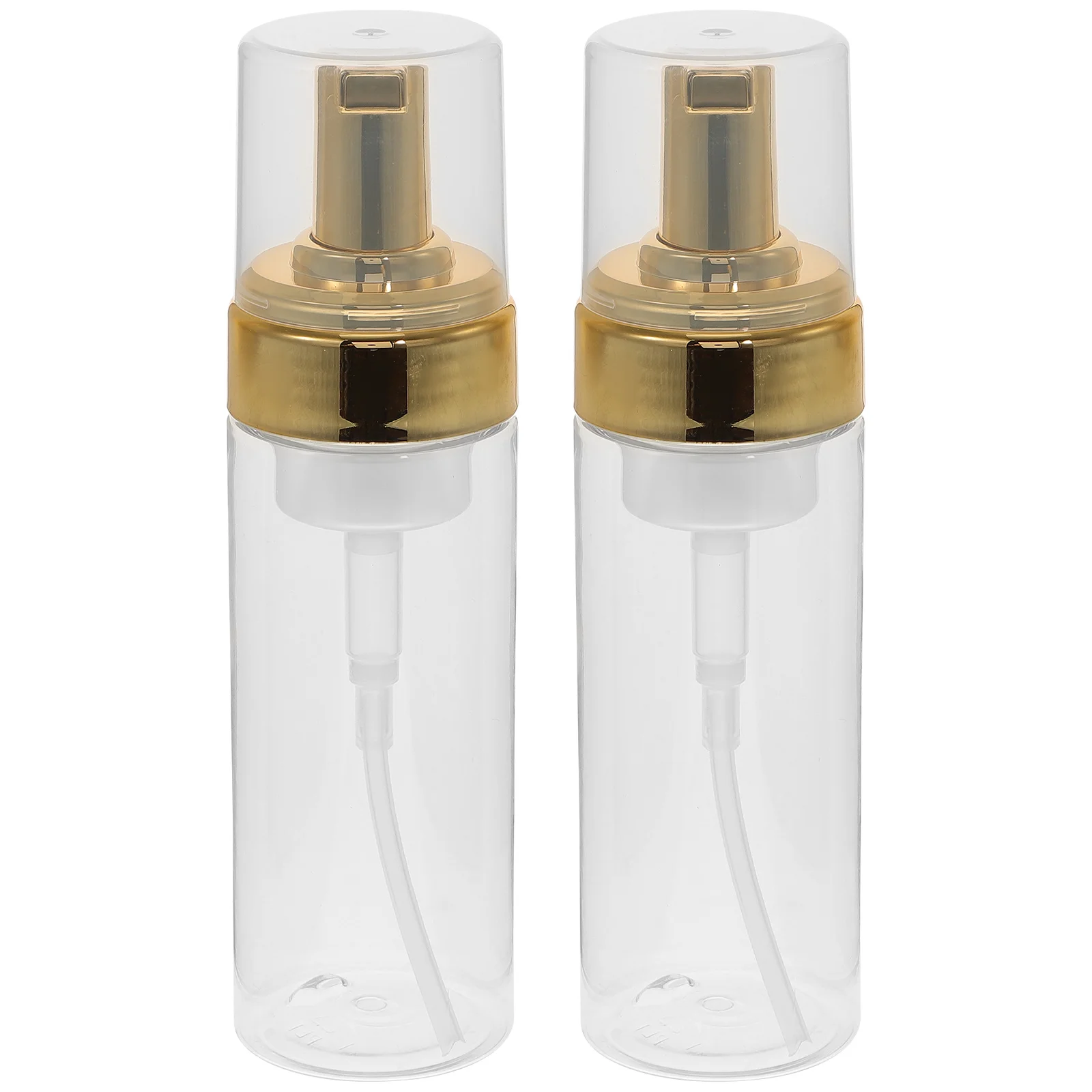 

2Pcs Frosted Facial Pump Bottles Durable Refillable Travel Dispenser Bottles for Shampoo Cosmetics Storage Cosmetics Bottle