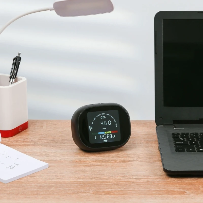 Rilevatori della qualità interna Strumento misurazione della CO2 Analizzatore della qualità Rilevatore