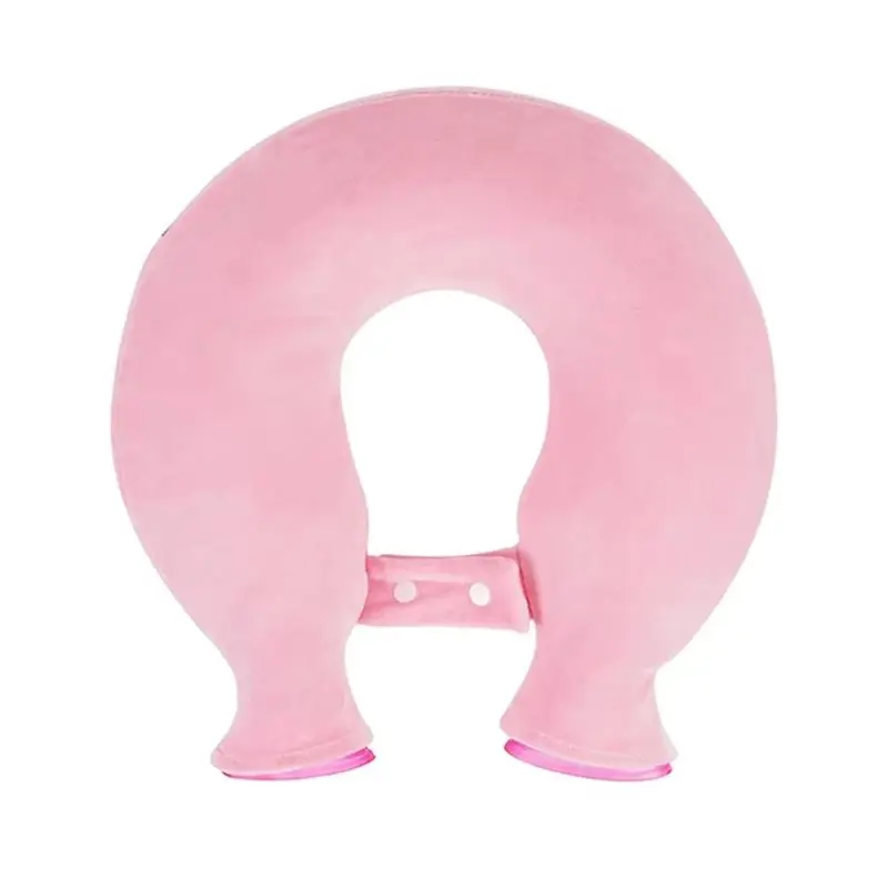 

【OFF-SHELF】Reusable Leak-Proof U-Shaped Hot Water Bag, Neck Cooling, Portable Thickened Hot And Cold Compress Pillow Pink