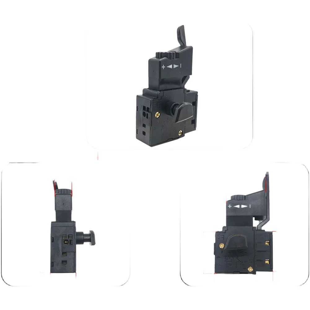 Speed Control Switch with Triangle Lock 10mm for For BLACK Decker Compatible Drills Featuring Forward Reverse Function