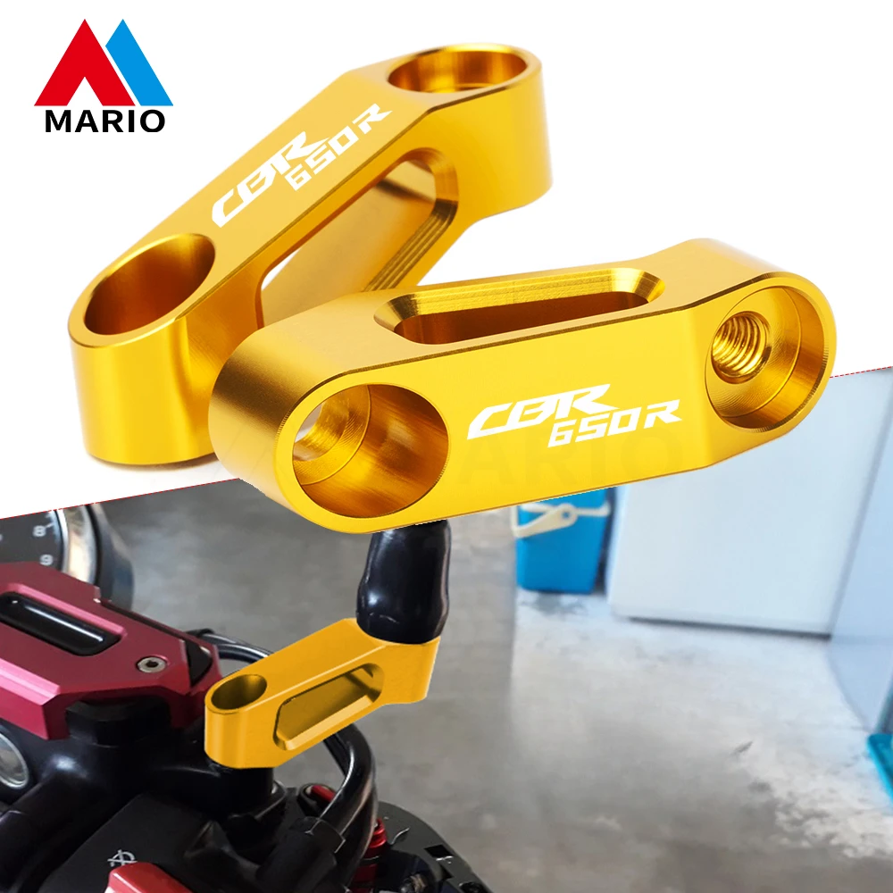 

For Honda CB650F CB650R CBR650R CB1000R CB650 F/R CBR 650R Motorcycle Accessories Mirror Mount Riser Extender Adapter Bracket