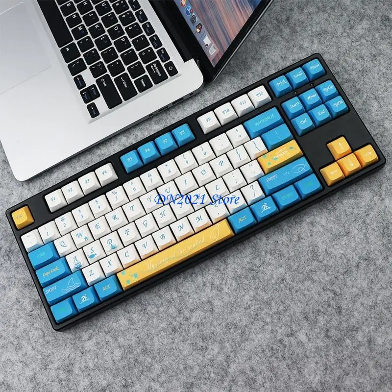 

F3KE Ocean Trip XDA Keycaps for GK61 64 68 104 108 MX Switch Mechanical Keyboard