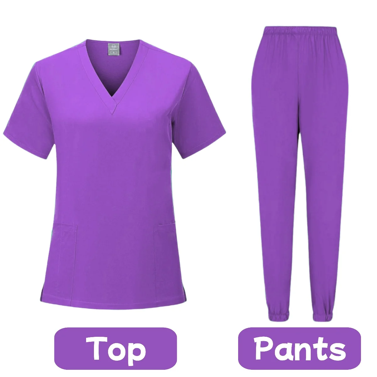 

Women Joggers Set Uniforms Short Sleeve Enfermera Accesorios Hospital Sets Scrubs Medical