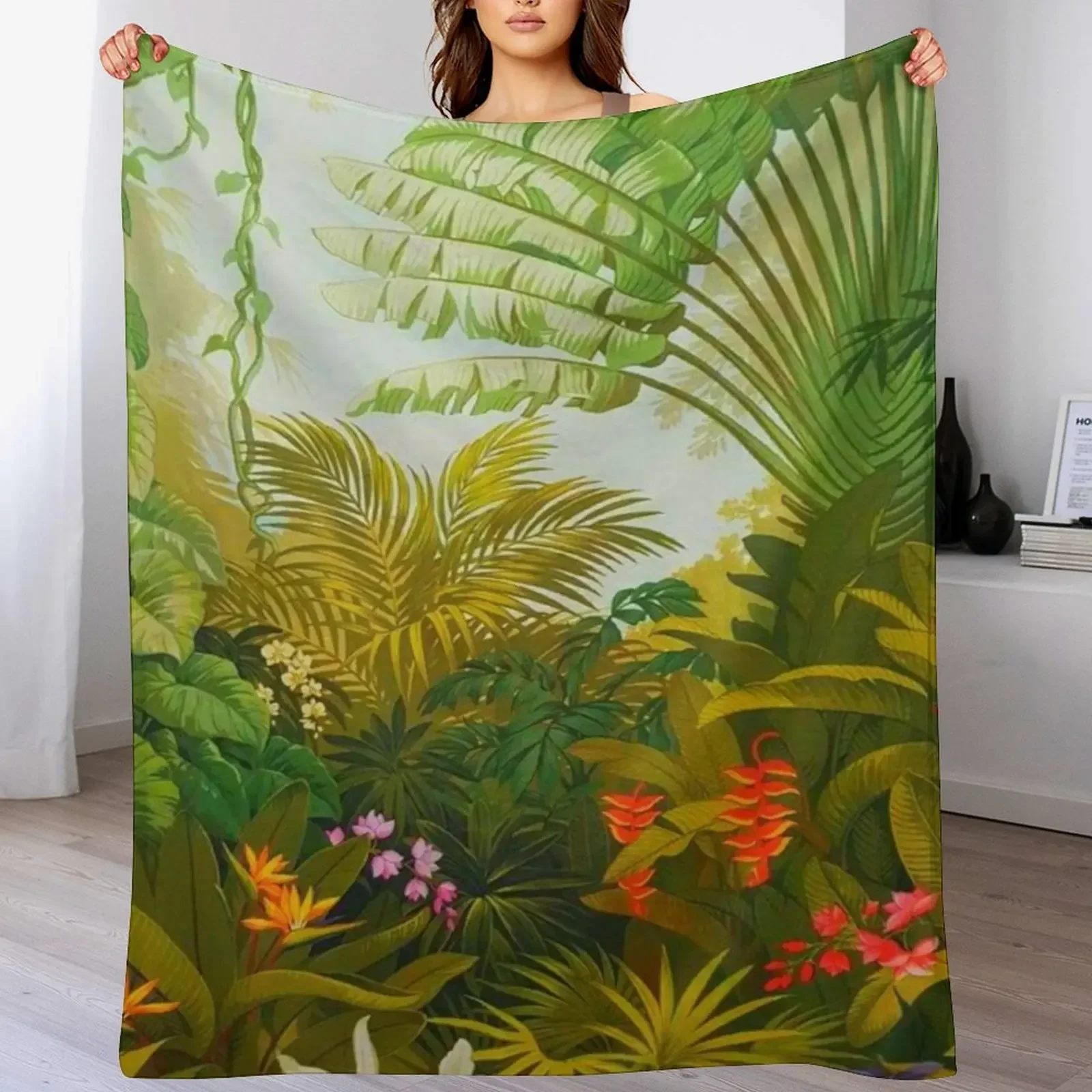 Henri - Rousseau art Throw Blanket Heavy Soft Big Summer Beddings Luxury Thicken Blankets