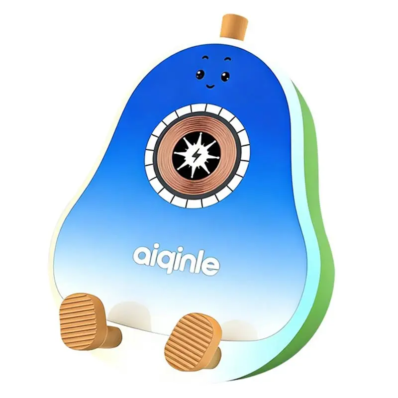

FULL-Mini Portable Bluetooth Speaker Avocado-Shaped Hifi Sound Box RGB Light Wireless MP3 Player Portable Wireless