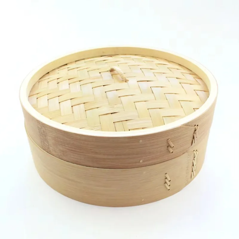 

Durable natural color heat-resistant material bamboo portable mini steamer