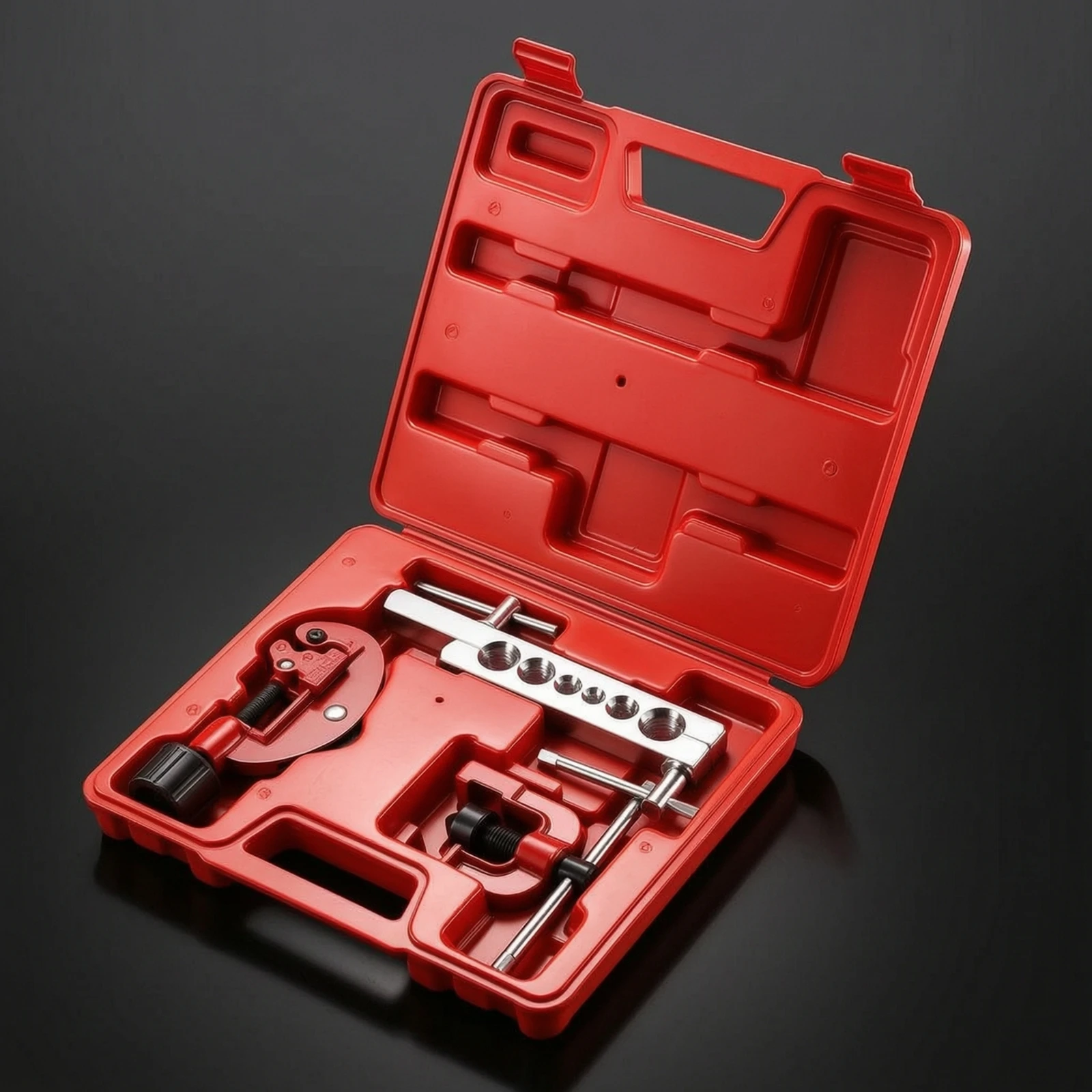 3 Pieces Copper Pipe Flaring Tool with Cutter Long-Lasting Flaring Tool with Pipe Cutter Corrosion-Resistant Portable
