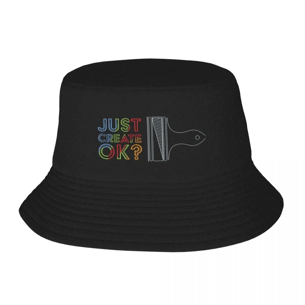 JustCreateOK - Logo Bucket Hat Beach Bag Cap Man Luxury Hat Anime Hat Girl'S Hats Men's