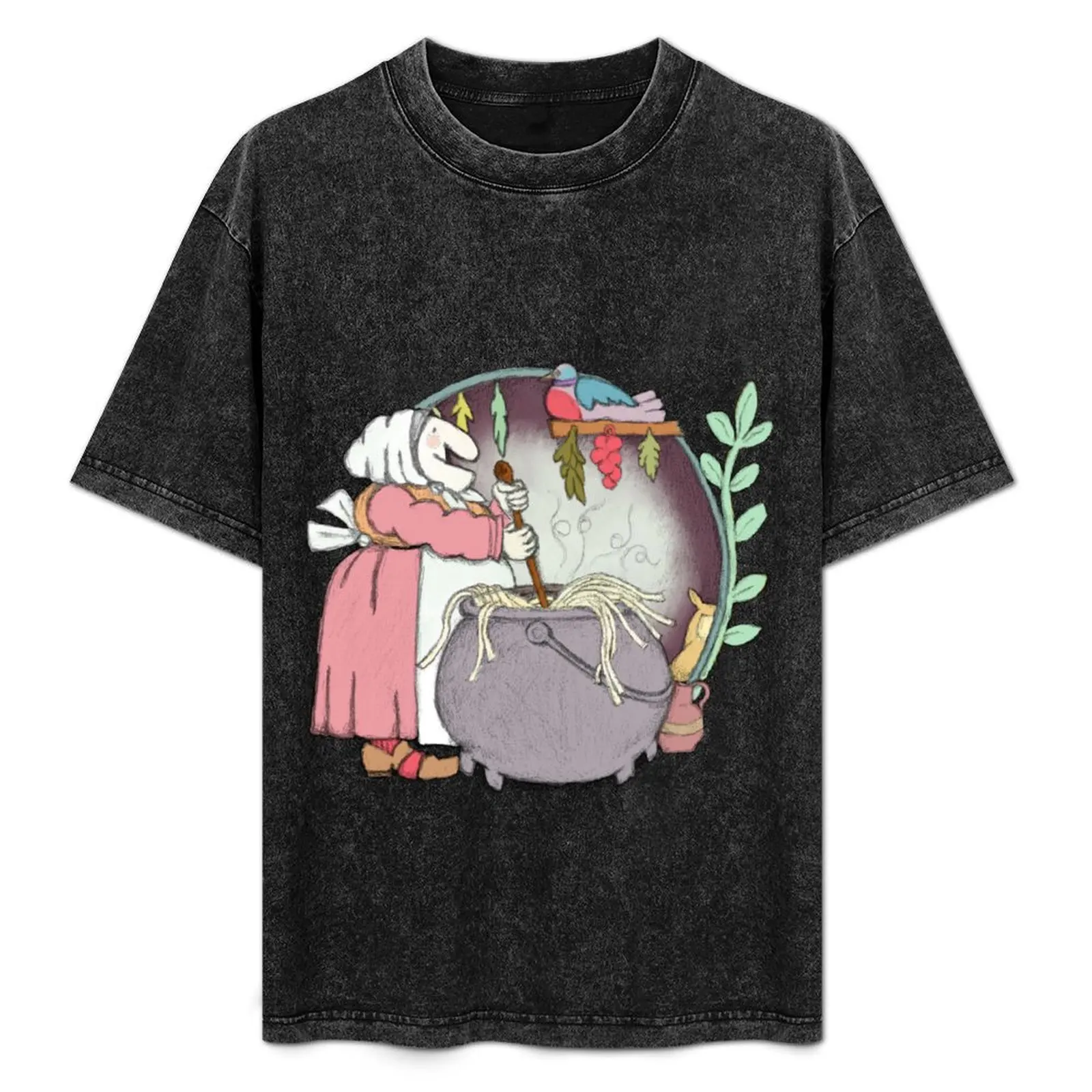 

Strega Nona Spaghetti T-Shirt Street Fashion Casual Tee Shirt