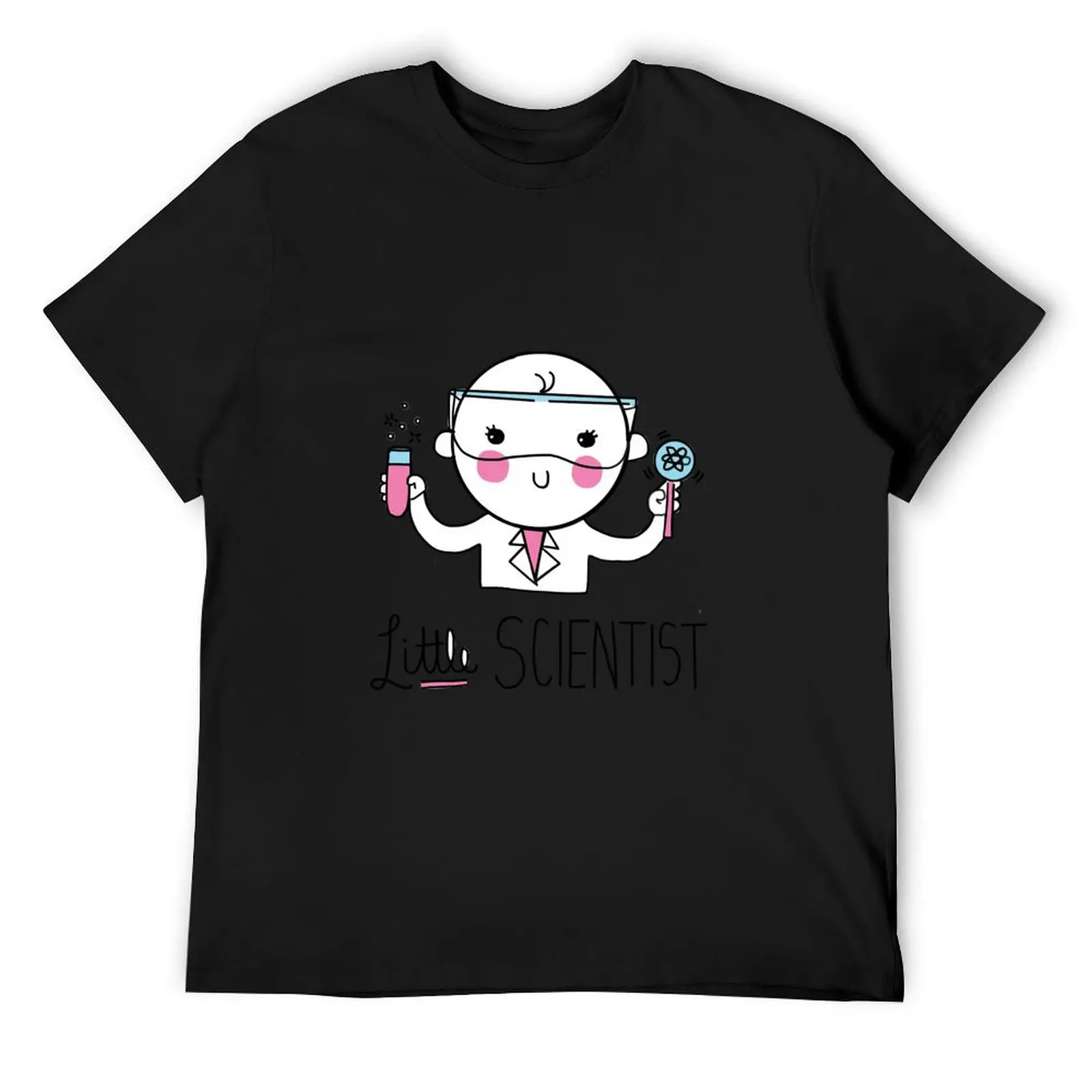 

Little Scientist T-Shirt summer 2025 vintage clothes oversized graphic tee plain white t shirts men