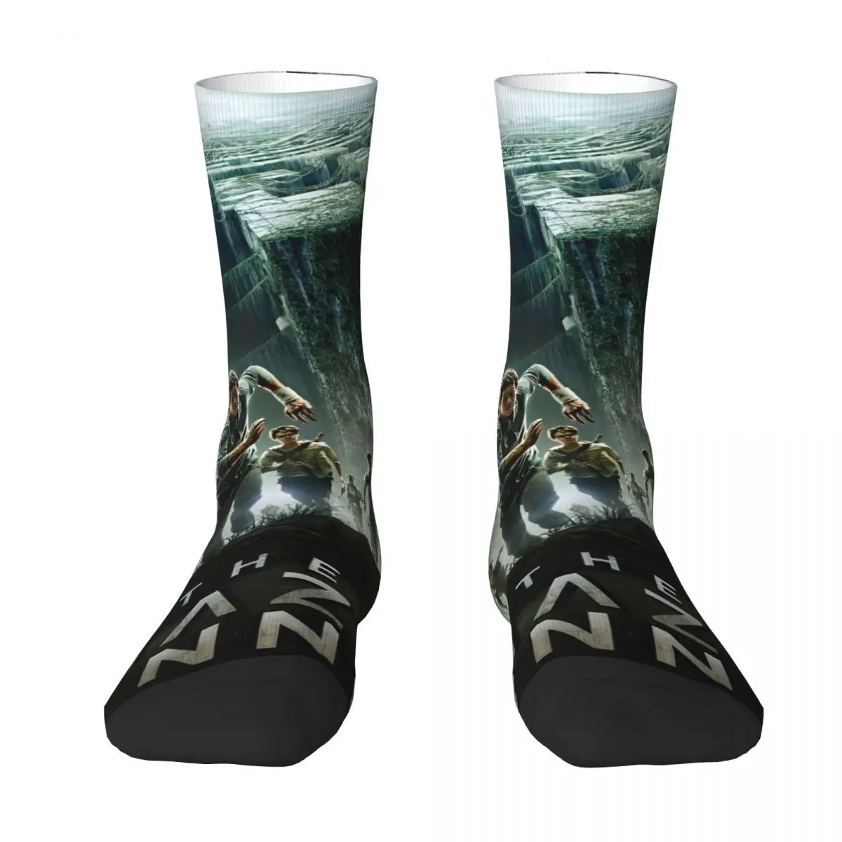 The Maze Runner Stockings Newt X Thomas Custom Retro Socks Winter Anti Slip Socks Couple Running Sports Breathable Socks