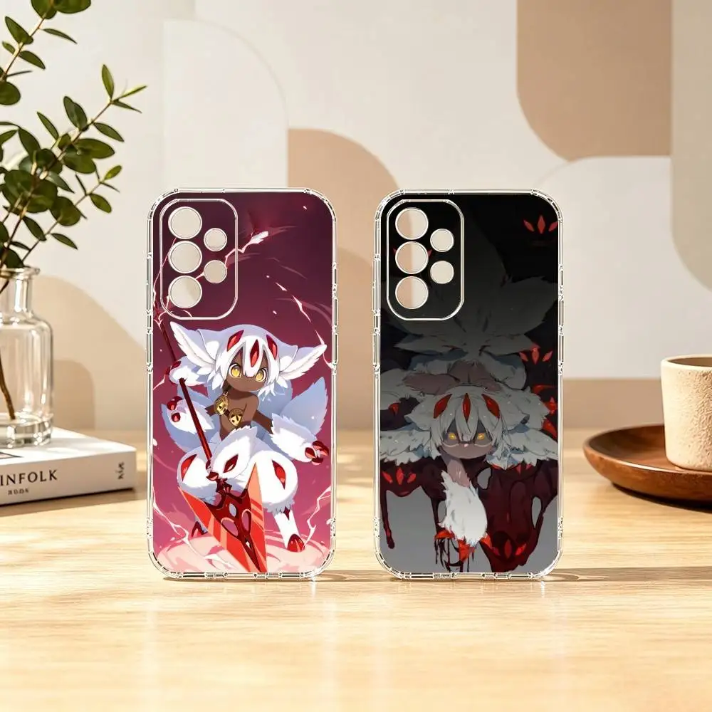 M-Made in Abyss Faputa  Phone Case Transparent Silicone Soft For Samsung S25,S24,S21,S22,S23,S30,Ultra,S20,Plus,Fe