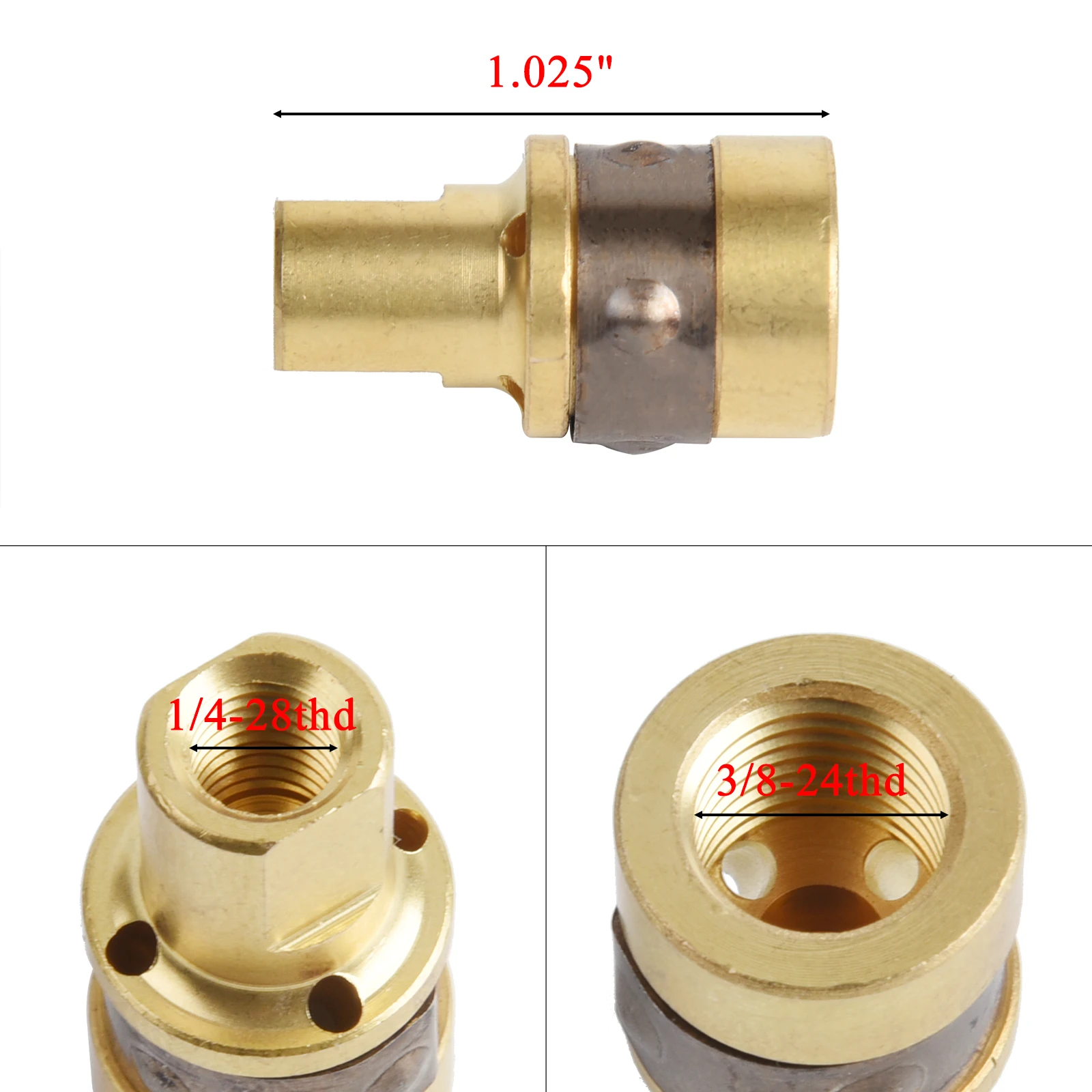 25/50Pcs Mig Welding Torch Consumables 169715 0.8/0.9/1.2mm MIG Torch Gas Nozzle Tip Holder Fit Miller M-10,M-15 Hobart H-9,H-10