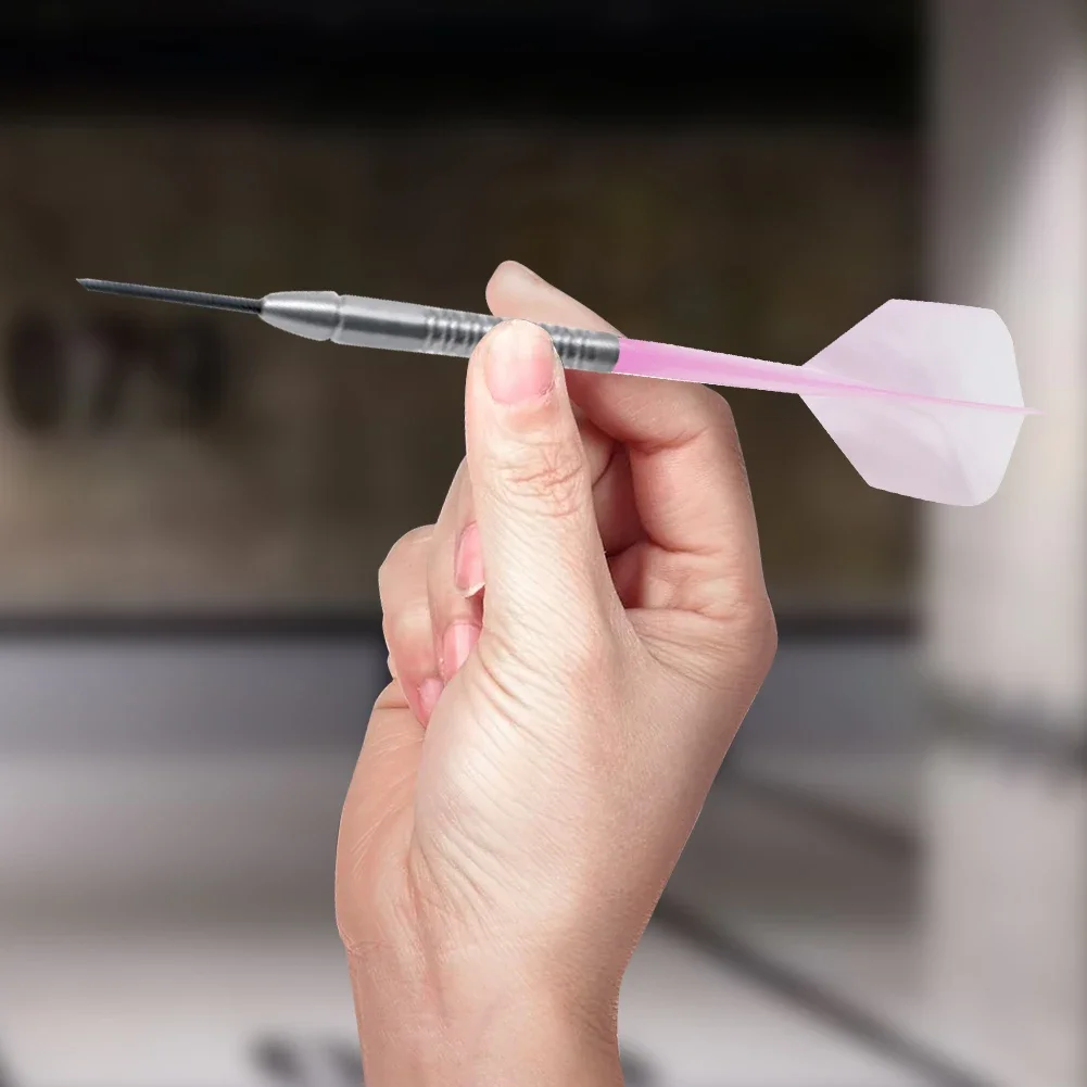 6/3 pçs 2ba integrado dardo voos eixo anti-queda profissional transparente plástico voos e eixos dardo acessórios kit