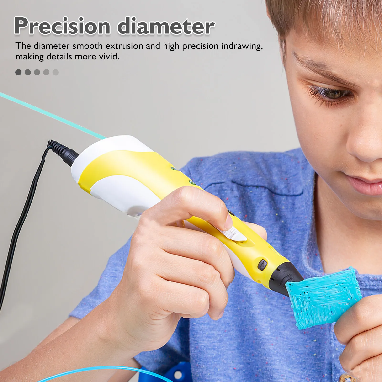 

150Pcs Printing Pen Refill Pcl Filament for Children 3D Doodler Pen Refills Enhances Creativity Spatial Thinking School