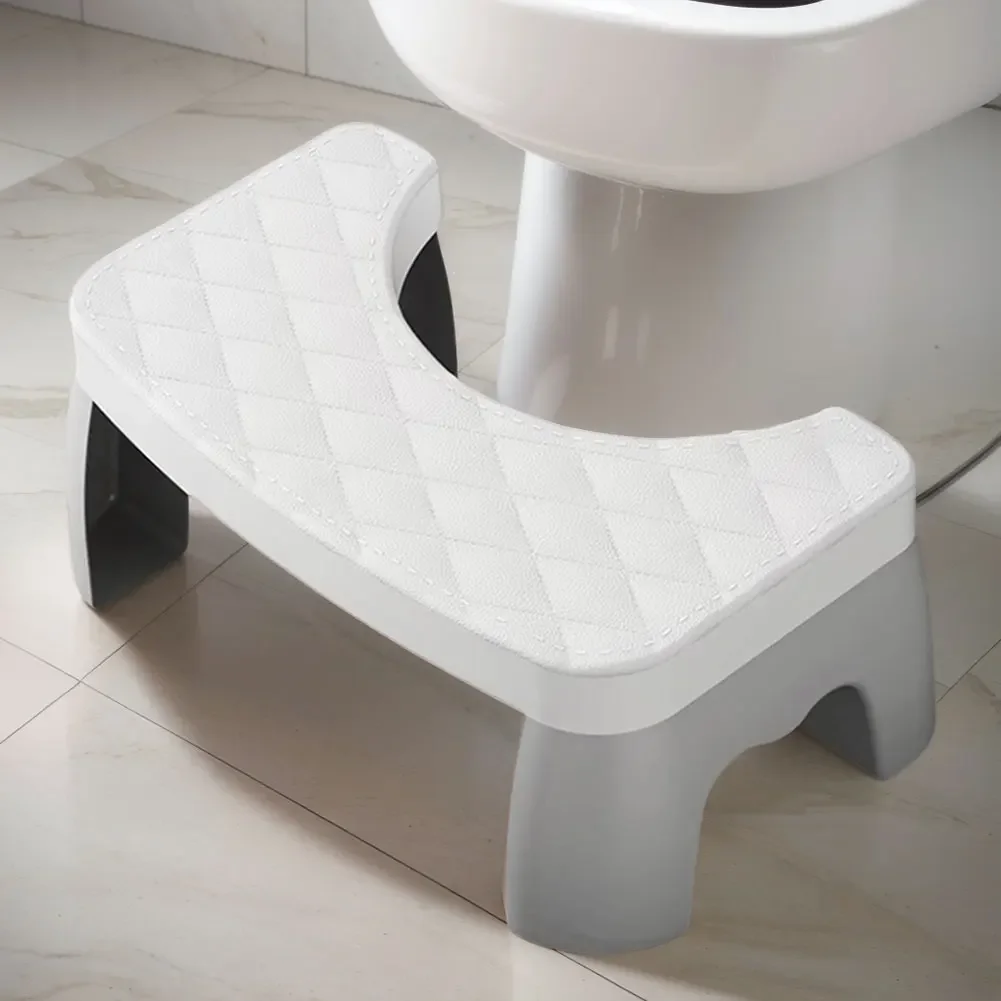 Toilet Stool Portable Toilet Squat Stool Plastic Toilet Seat Stool Removable Home Adult Bathroom Accessories