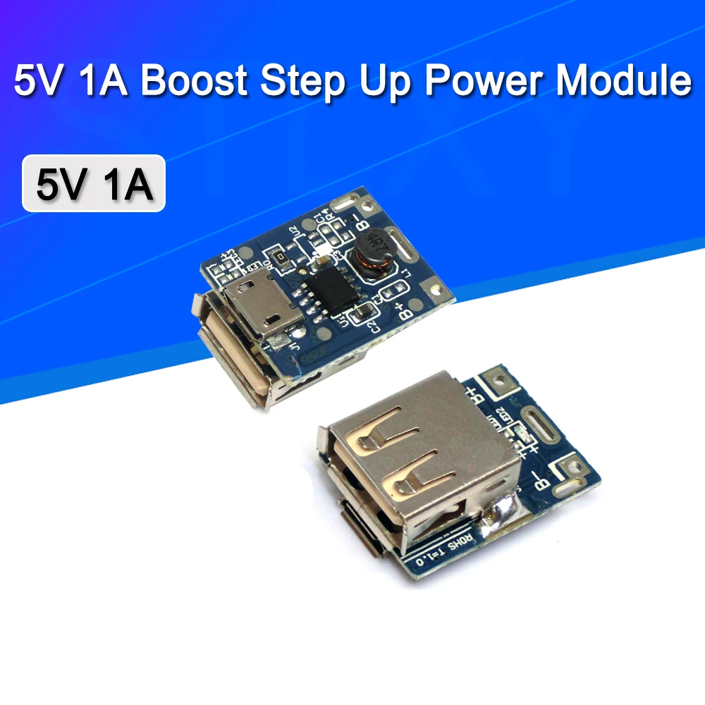 5V Step Up Power Supply Boost Converter Module Lithium Battery Charging Protection Board LED Display MICRO USB Charger DIY