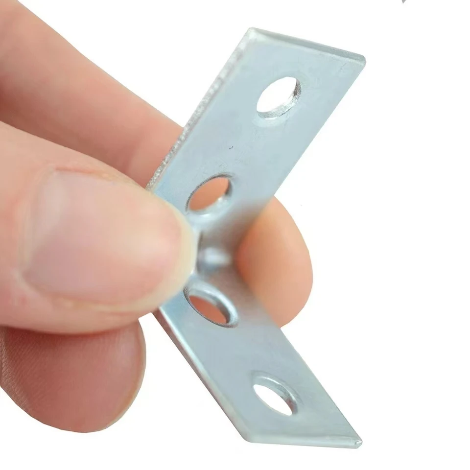 1/10Pcs L-Shape Corner Brackets Metal Corner Brace Drawer Shelf Wall Bracket Fixing Right Angle Corners Brace Furniture Hardware