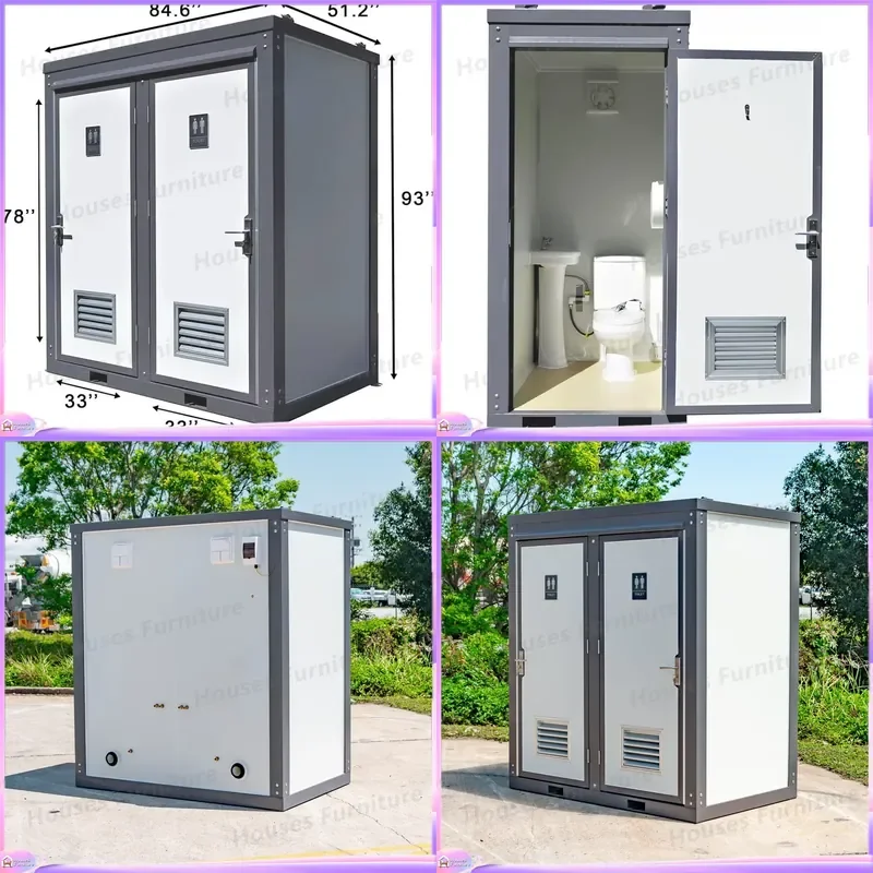 Portable Outdoor Shower Tent Mobile Bathroom Camping Shower Room Removable Privacy Shelter Easy Install Travel Beach Toilet