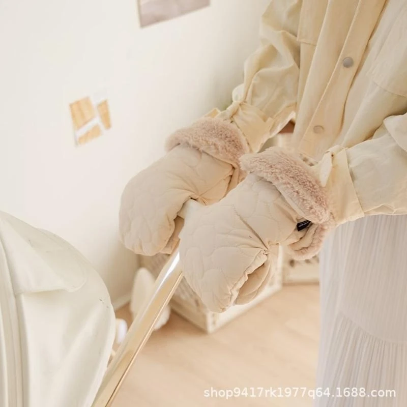 

Trendy & Warm Hand Protectors Waterproof Hand Muff Gloves for Baby Strollers 15UB