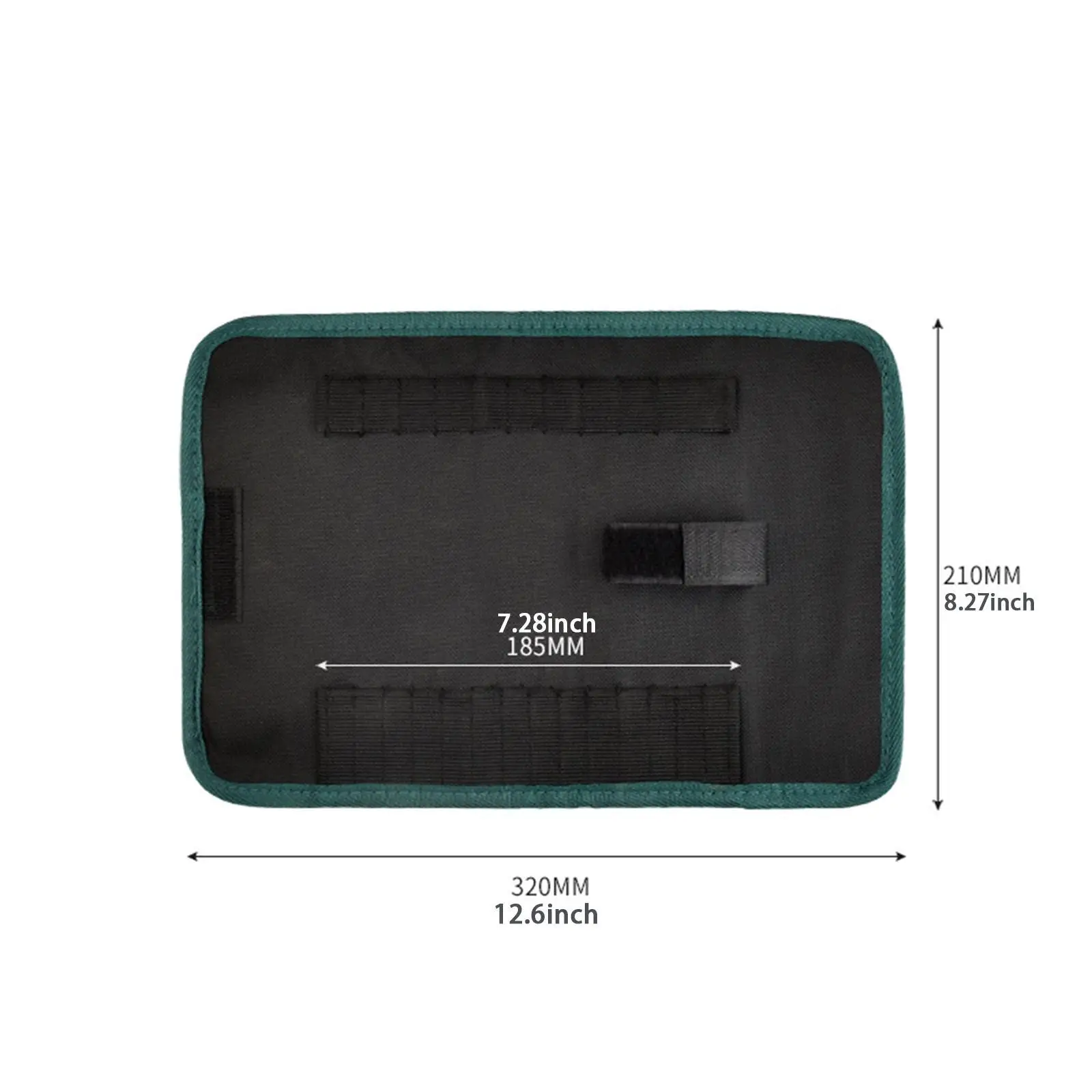 Drill Bit Organizer Bag Drill Bit Case Roll up Pouch Professional Canvas Storage Pouch for Plumber Carpenter Electrician